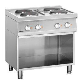 4 plate electric stove 400 volts 10.4 kW | open base unit product photo