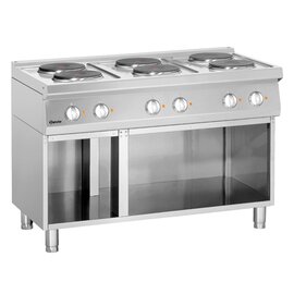 6 zone electric stove 400 volts 15.6 kW | open base unit product photo