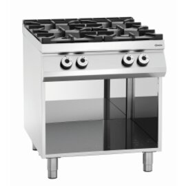 4 burner gas stove 24.5 kW | open base unit product photo