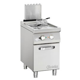 Gas-standing fryer, series &quot;900 Master&quot;, stainless steel, incl. Grease collecting container, installation is only permitted with exhaust gas fireplace! product photo