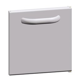 Door for right- and left-hand stop, CNS 18/10, B 416 x D 96 x H 456 mm, 2 kg, series "900 Master" product photo