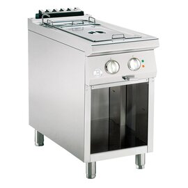 Electric water bath, series "900 Master", basin size 1x 1/1 GN + 1 x 1/3 GN for 150mm deep containers, with water inlet at the basin and outlet at the bottom, base open, (without GN container) product photo