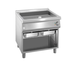 Electric multi-bin, series &quot;900 Master&quot;, stainless steel, with collecting tray, capacity 41.5 l, dimensions: W 900 x D 900 x H 850 - 900 mm product photo
