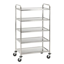 serving trolley  | 5 shelves  L 920 mm  B 600 mm  H 1540 mm product photo