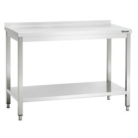 work table upstand 40 mm at the back bottom shelf 1000 mm 700 mm Height 850 mm product photo