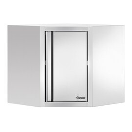 corner wall cupboard with wing door  L 700 mm  B 700 mm  H 660 mm product photo