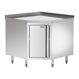 corner cabinet 900 mm  x 900 mm  H 850 mm with wing door | upstand product photo