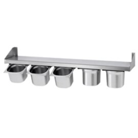 spice rack 1 shelf suitable for container GN 1/6  L 800 mm  B 200 mm product photo
