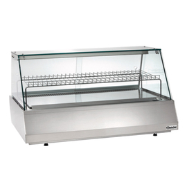 cold counter 165 l 230 volts | front glass shape straight | 1 grid shelf product photo