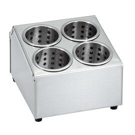 cutlery container 4 compartments with quivers  L 305 mm  H 200 mm product photo