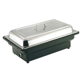 Electric Chafing Dish 1/1 GN, CNS, water container made of plastic, insert 1/1 GN, 65 mm deep, dimensions: 560 x 355 x H 250 mm, thermostat. Control 1-8 product photo  L