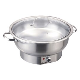 electric chafing dish removable lid 230 volts 500 watts 3.8 ltr  Ø 300 mm  H 220 mm product photo