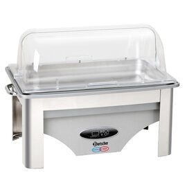 electric chafing dish GN 1/1 COOL + HOT roll top chafing dish 230 volts 700 watts  L 610 mm  H 450 mm product photo