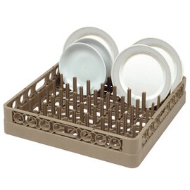 Plate basket | tray basket brown 500 x 500 mm  H 100 mm product photo