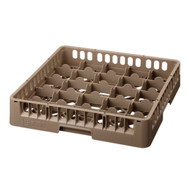 dish basket brown 500 x 500 mm  H 100 mm | 25 compartments 89 x 89 mm  H 83 mm product photo  S