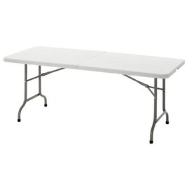Multi-table, foldable, carrying handles, stable plastic surface, feet steel lacquered, B 1829 x D 762 x H 736 mm, weight: 19.3 kg product photo