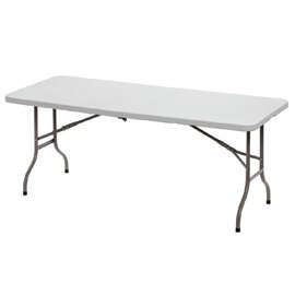 folding table white  L 1830 mm  x 760 mm product photo