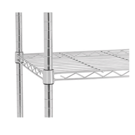 storage shelf chromed | 910 mm x 460 mm H 1825 mm | self-assembly product photo  S