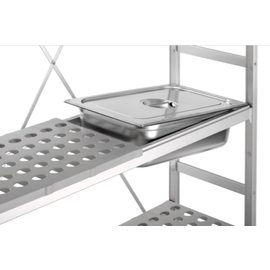 rack system Kit 4, B1070 plastic aluminium 1142 mm 360 mm  H 1800 mm shelf load 50 kg bay load 500 kg product photo  S