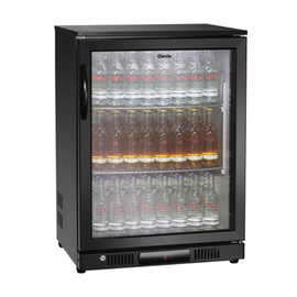 bar fridge 124L black | static cooling product photo