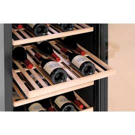 wine refrigerator 2Z 180 FL black  | glass door product photo  S