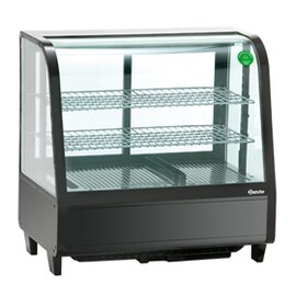 cold counter Deli-Cool I black 100 l 230 volts | 2 shelves product photo