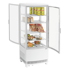 refrigerated mini vitrine 98L2T white product photo  S