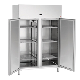 refrigerator GN 2/1 | 1400 ltr stainless steel coloured | convection cooling product photo