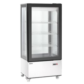 refrigerated vitrine black 550 ltr 230 volts | 3 shelves product photo