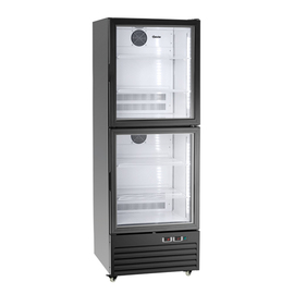 fridge-freezer 430L black | convection cooling product photo