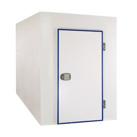 Freezer compartment, galvanized sheet steel panels sealed with hygienically food-safe plastic, B 1800 x D 2600 x H 2200 mm product photo