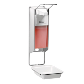 soap dispenser PS 0,9L-W with drip tray for wall mounting 147 mm x 285 mm H 377 mm product photo
