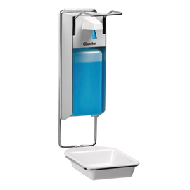 disinfectant dispensers PS 0,9L-W with drip tray for wall mounting 147 mm x 285 mm H 377 mm product photo