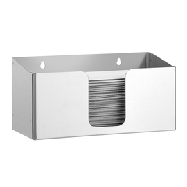 paper towel dispenser ILZF20 stainless steel 270 mm x 130 mm H 130 mm product photo  S