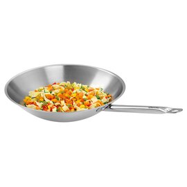 wok pan W385R  • stainless steel 6 ltr  Ø 360 mm | round bottom | long handle product photo
