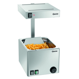 french fries warmer 12-150 GN 1/2 | 270 mm x 350 mm H 220 mm | drain tray product photo  S