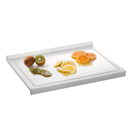 cutting board 48x37 W-RK plastic • white stopper edge with juice rim | 480 mm x 370 mm H 45 mm product photo