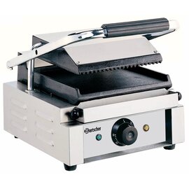 contact grill | 230 volts | enamelled cast iron • smooth • grooved product photo
