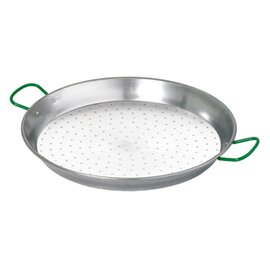 Paella pan, Ø 26 cm, polished steel, handles on both sides, weight: 0,48 kg product photo  L
