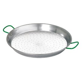 Paella pan, Ø 30 cm, polished steel, handles on both sides, weight: 0,55 kg product photo