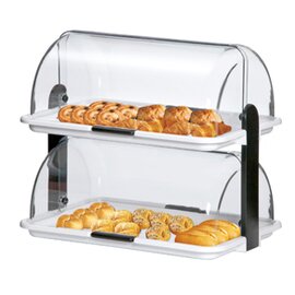 double buffet showcase plastic white  L 470 mm product photo