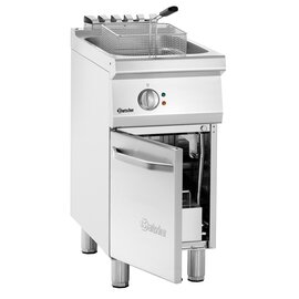 floor standing electric fryer | 1 basin 2 baskets 15 ltr | 400 volts 15 kW product photo