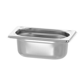 GN container GN 1/9  x 100 mm BASIC LINE stainless steel product photo