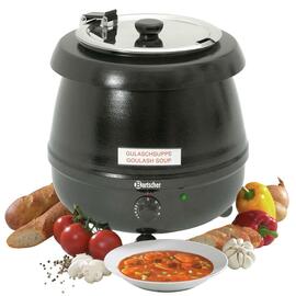 party pot black hinged lid 230 volts 400 watts  Ø 330 mm  H 360 mm product photo