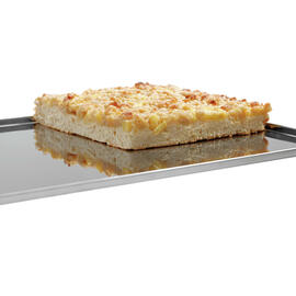 baking sheet 433x333-ST stainless steel | 4 sides rimmed L 433 mm W 333 mm H 10 mm product photo  S