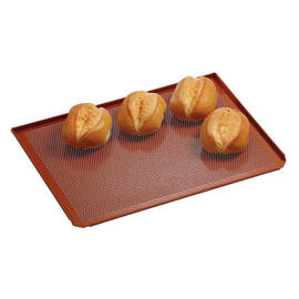 perforated sheet 433x333-SI aluminium | silicone red | 4 sides rimmed L 433 mm W 333 mm H 10 mm product photo