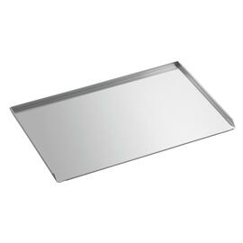 baking sheet baker's standard aluminium 1.5 mm rimmed at 3 sides L 600 mm W 400 mm H 20 mm product photo  S