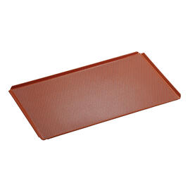 perforated sheet GN 1/1 perforated aluminium 1.5 mm silicone red 4 sides rimmed H 10 mm product photo  S