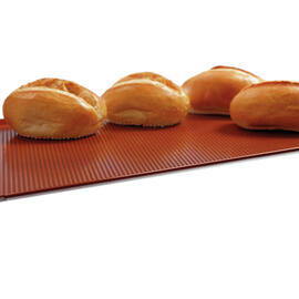 perforated sheet GN 1/1 perforated aluminium 1.5 mm silicone red 4 sides rimmed H 10 mm product photo  S