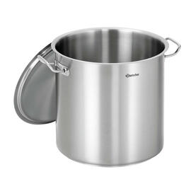 saucepan 25 ltr stainless steel  Ø 320 mm  H 326 mm  | 2 handles product photo  S